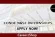 Conde Nast Internship