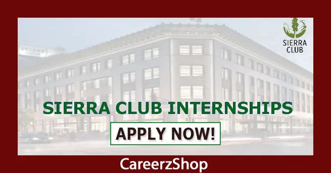 Sierra Club Internship