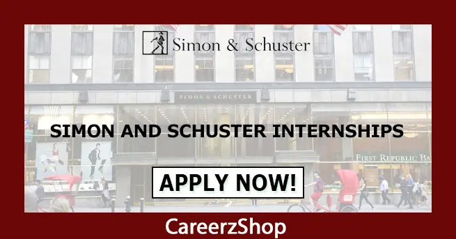 Simon and Schuster Internship