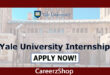 Yale University Internship